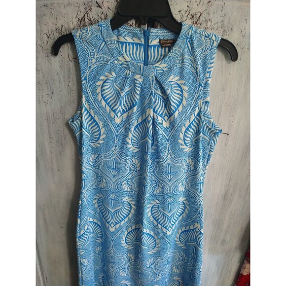 J. McLaughlin Sleeveless Floral Knee Length Dress Sm Boho Beachy Cottage Core - Picture 3 of 10